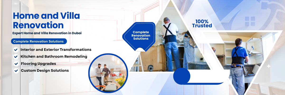 Home 4 Blue and White Modern Home Renovation Email Header 1